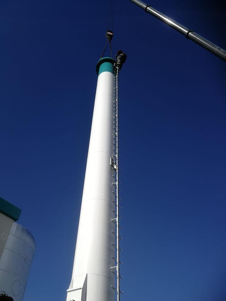 Schornsteinsanierung Produktionsanlage